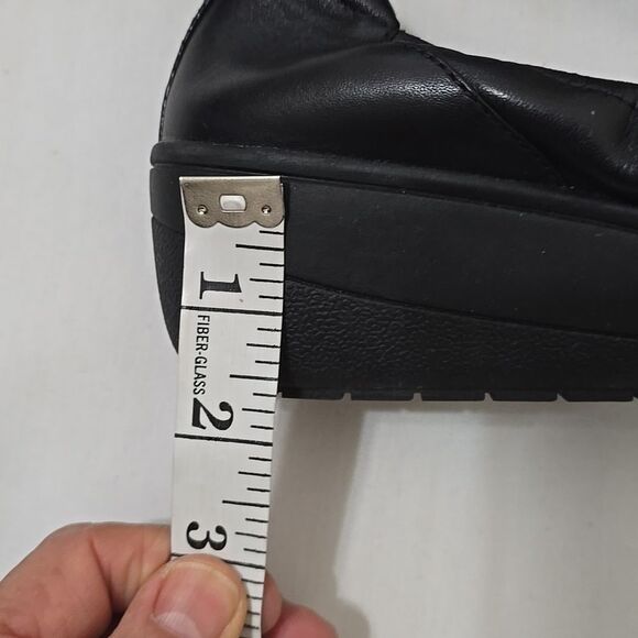 VIONIC Jacey Leather Round Toe Wedge Shoes Size 6 - Picture 7 of 8